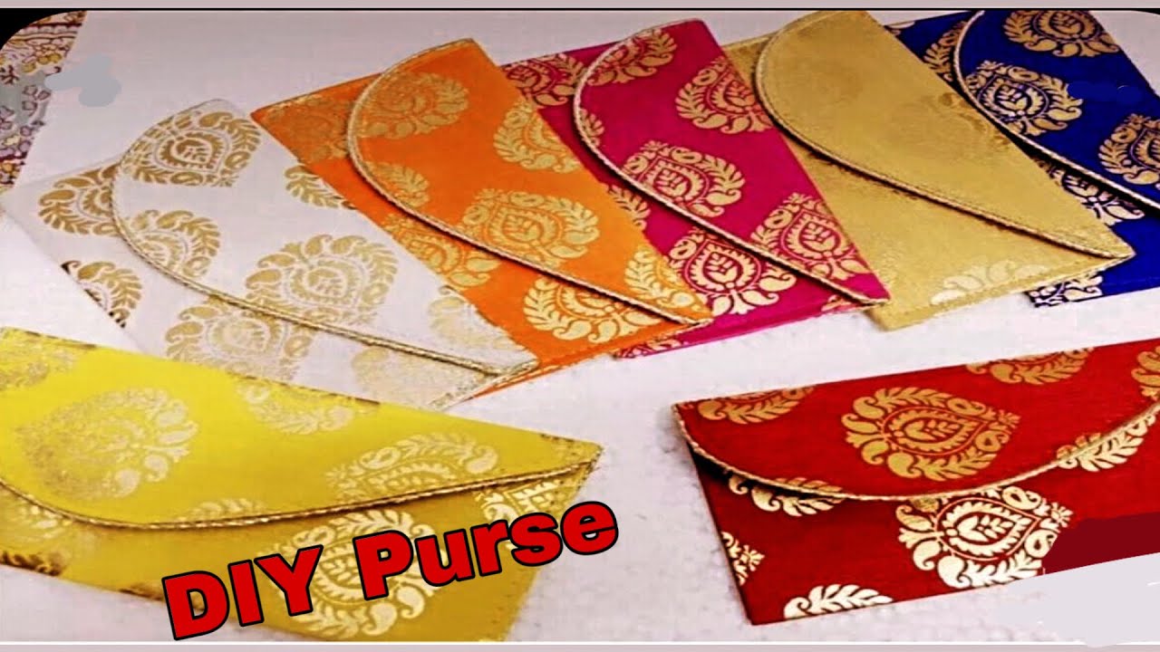 DIY partywear Purse/How To Make Designer Bag At Home/Diy crossbody Bag