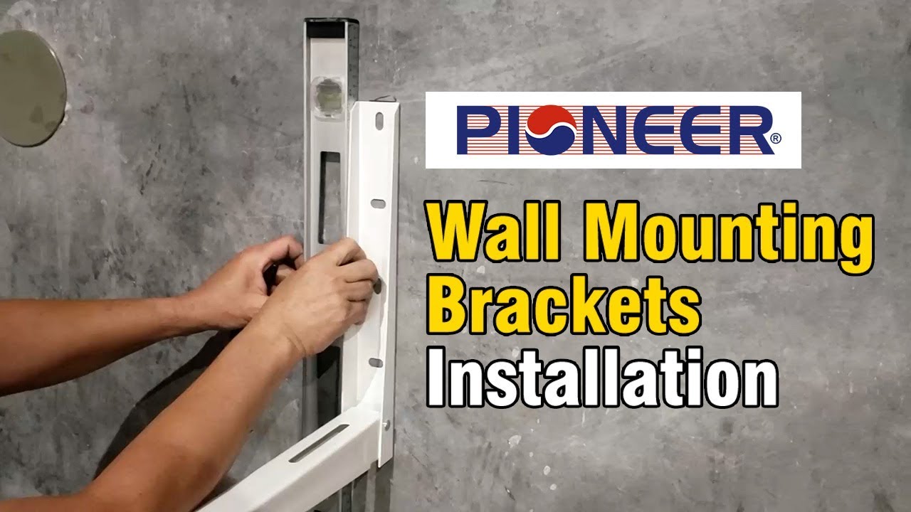 Pioneer Outdoor Wall Mounting Brackets Installation