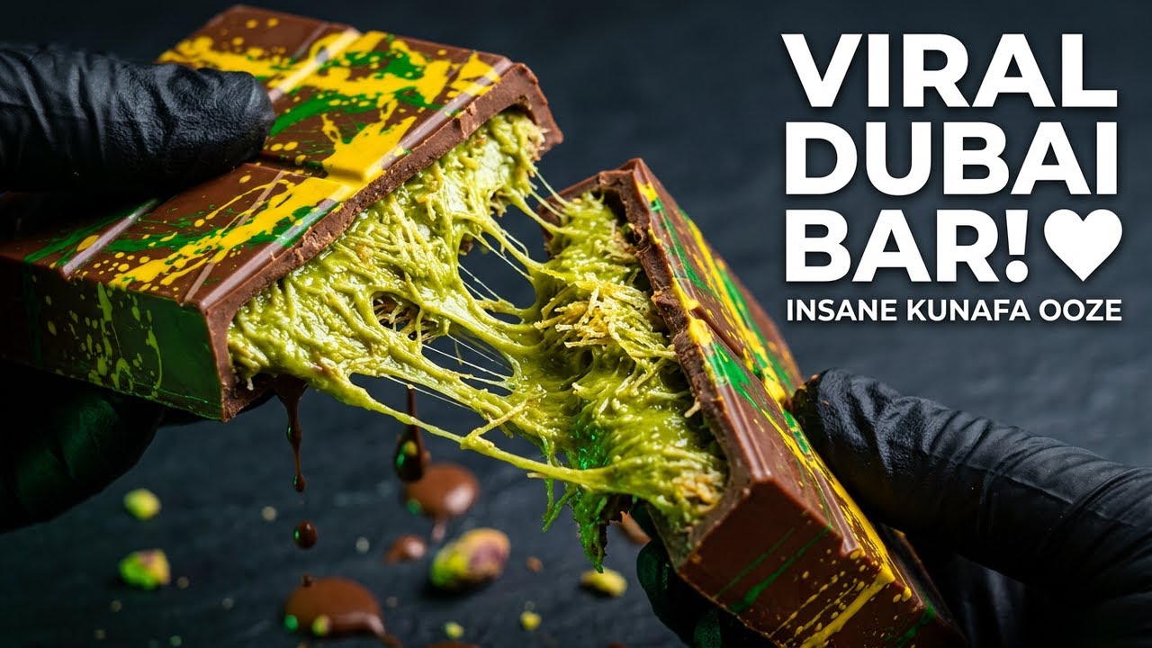 Dubai Kunafa Chocolate Recipe #viral #asmr