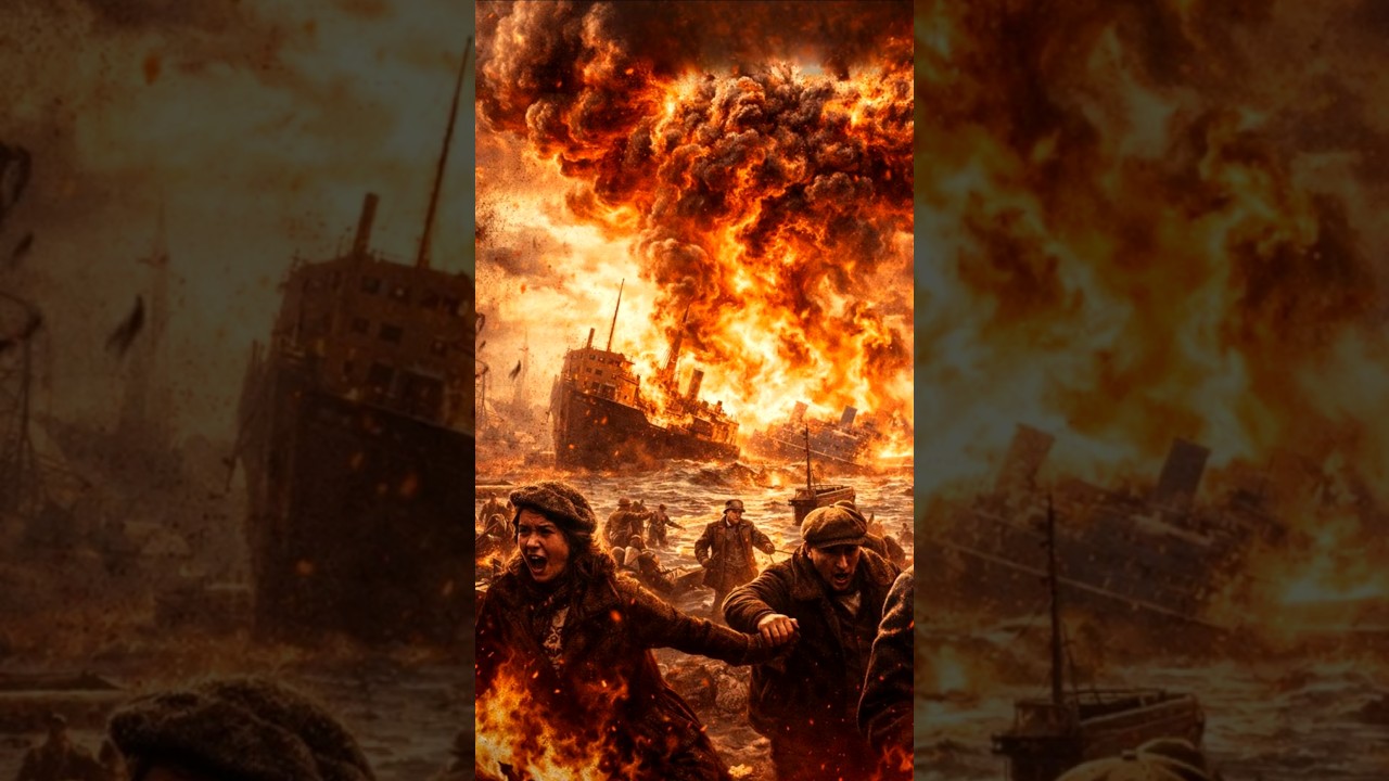 1917— THE HALIFAX EXPLOSION — the largest man-made explosion before nuclear weapons.