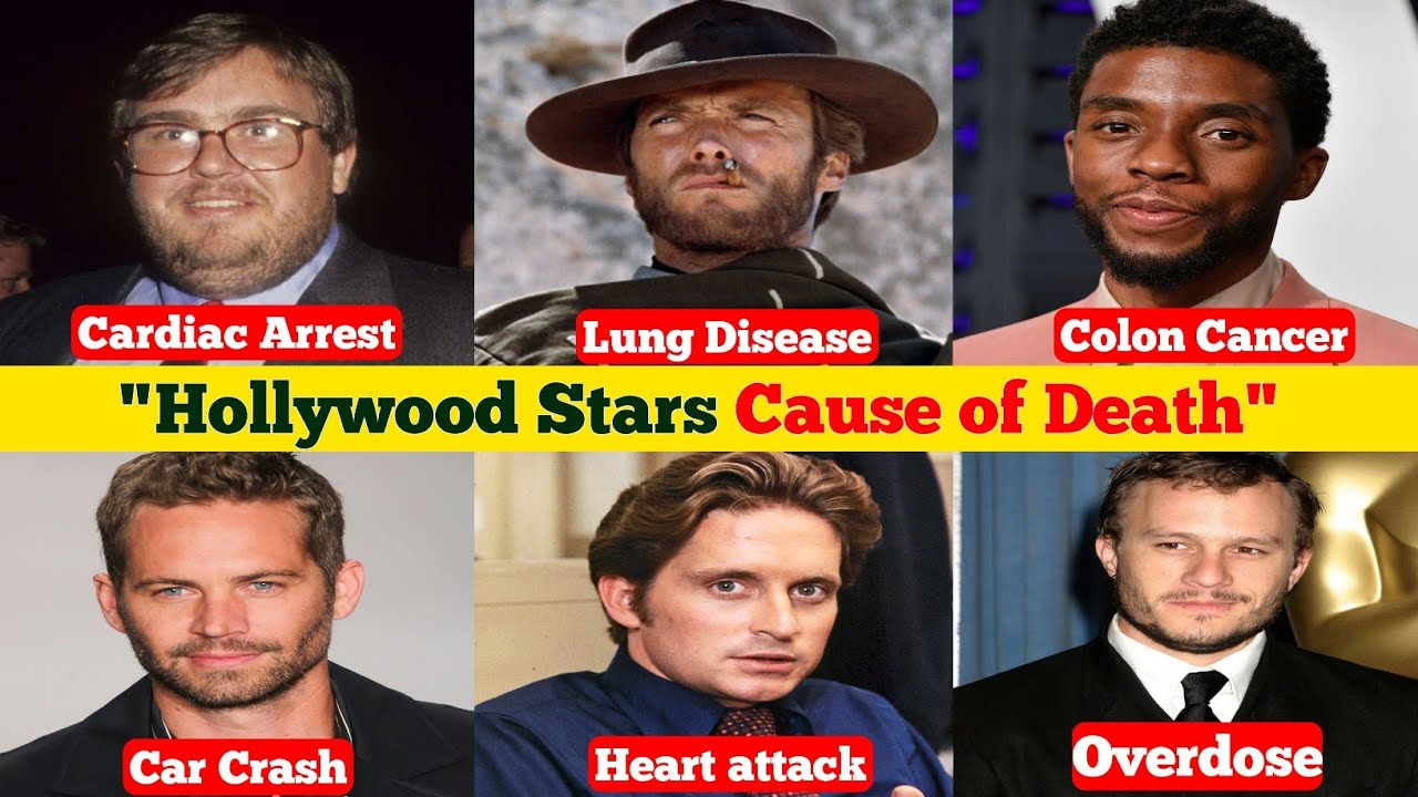 Top 90 Hollywood Actors Cause of Death | Final Age & Death Year (1960&ndash;2026) 