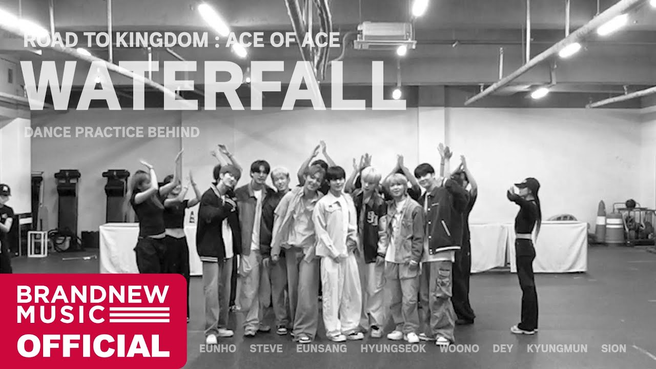 YOUNITE ROAD TO KINGDOM 'WATERFALL' DANCE PRACTICE BEHIND
