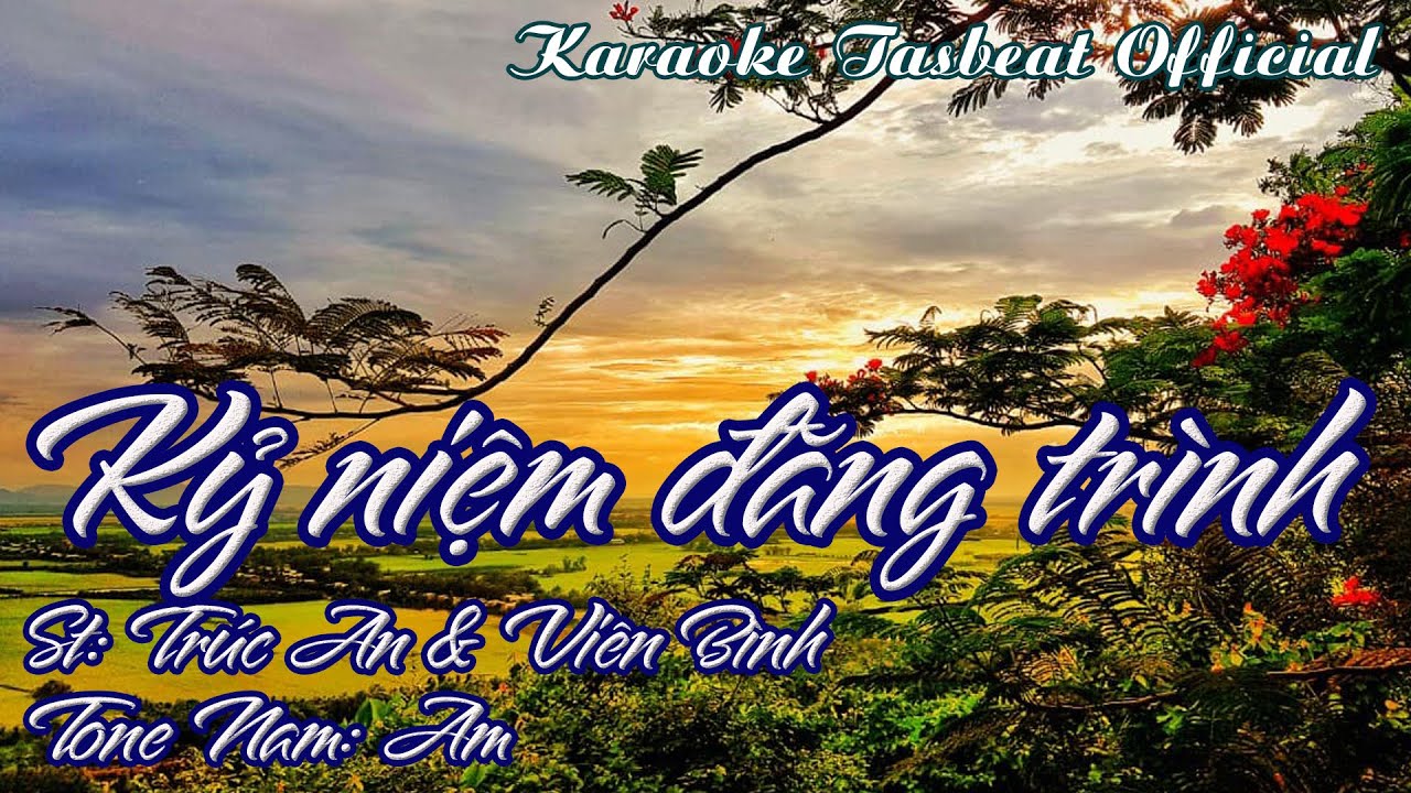 Karaoke Kỷ Niệm Đăng Trình Tone Nam | TAS BEAT