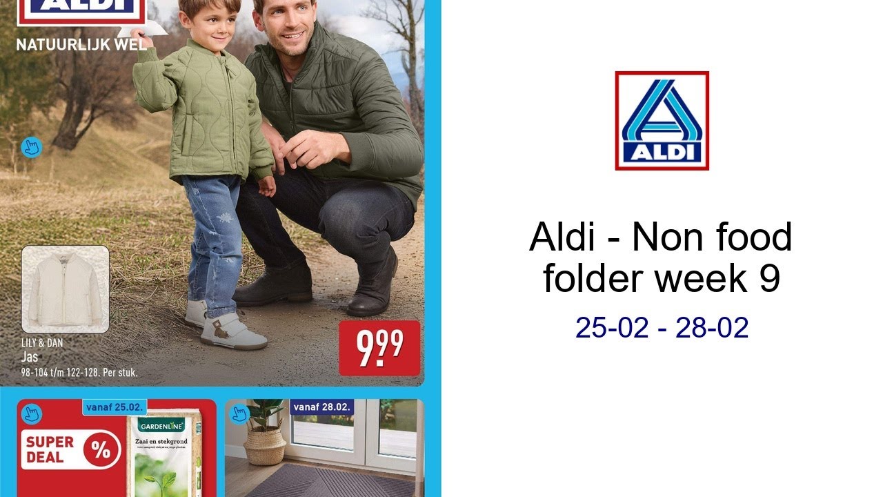 Aldi - Non food folder week 9 25-02 - 28-02