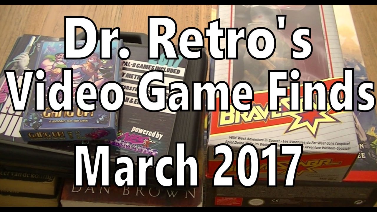 Dr. Retro's Video Game Finds March 2017