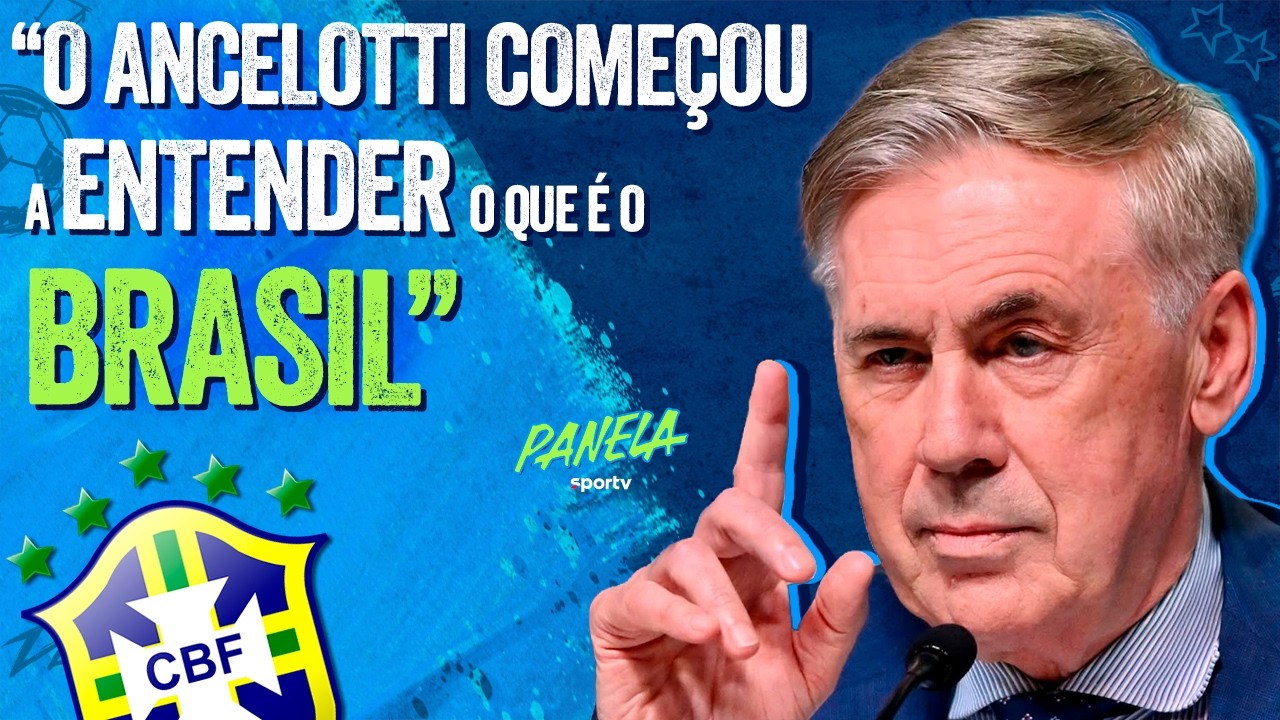 O ANCELOTTI PERDEU A PACI&Ecirc;NCIA COM O DIA A DIA DA SELE&Ccedil;&Atilde;O BRASILEIRA? | Panela sportv