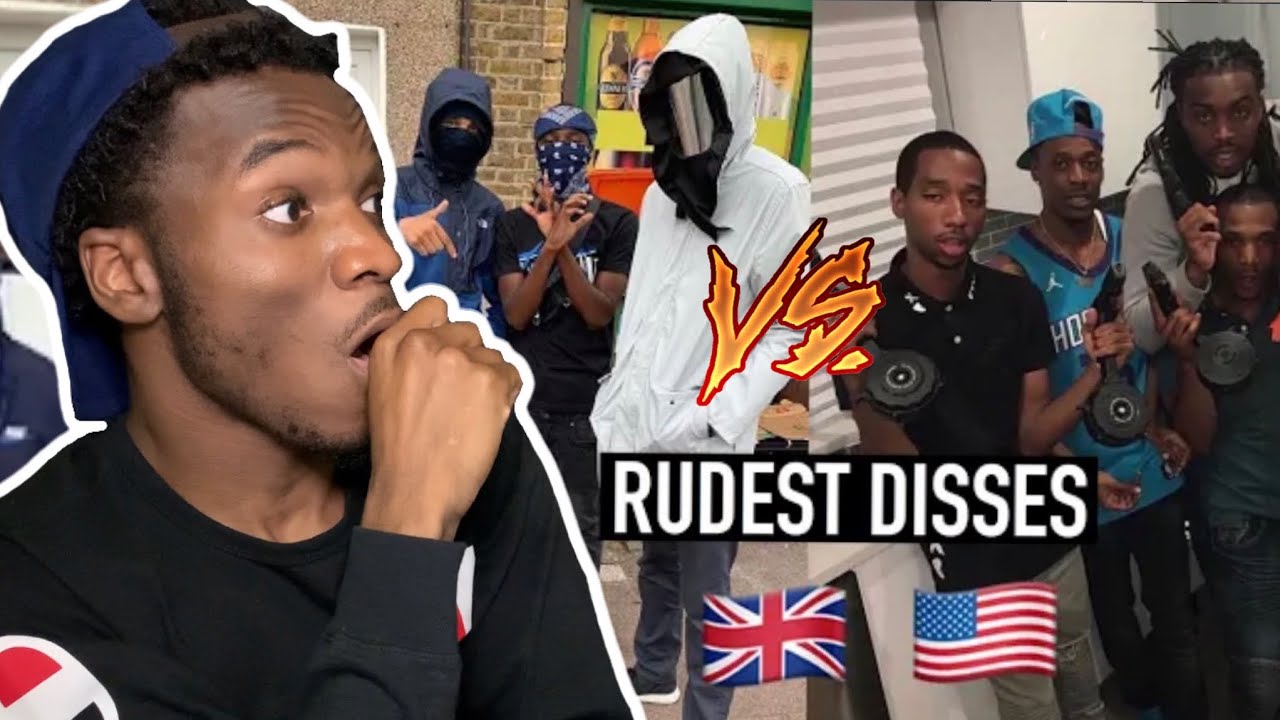American First Time Reacting To -Rudest Drill Disses: UK🇬🇧 v US🇺🇸