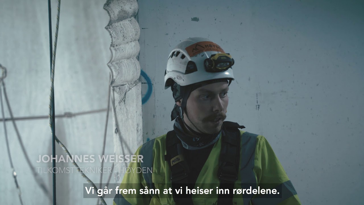 Høyden AS - Montering i sjakt