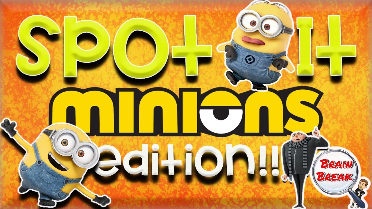Spot-It Fitness Minions Edition! | Brain Break | Despicable Me | Fun Fitness | GoNoodle