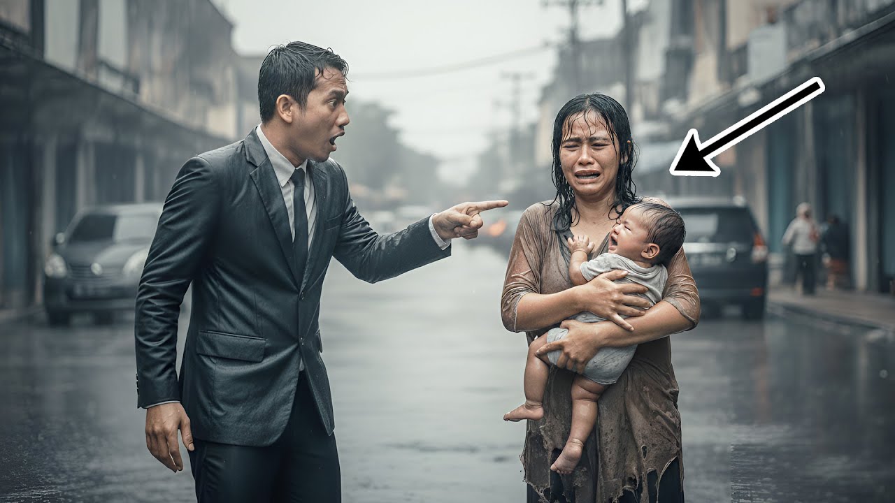 Viral !! Pria Milyarder Selamatkan Ibu Dan Putranya Di Tengah Hujan , Seketika Itu Juga Dia Terkejut