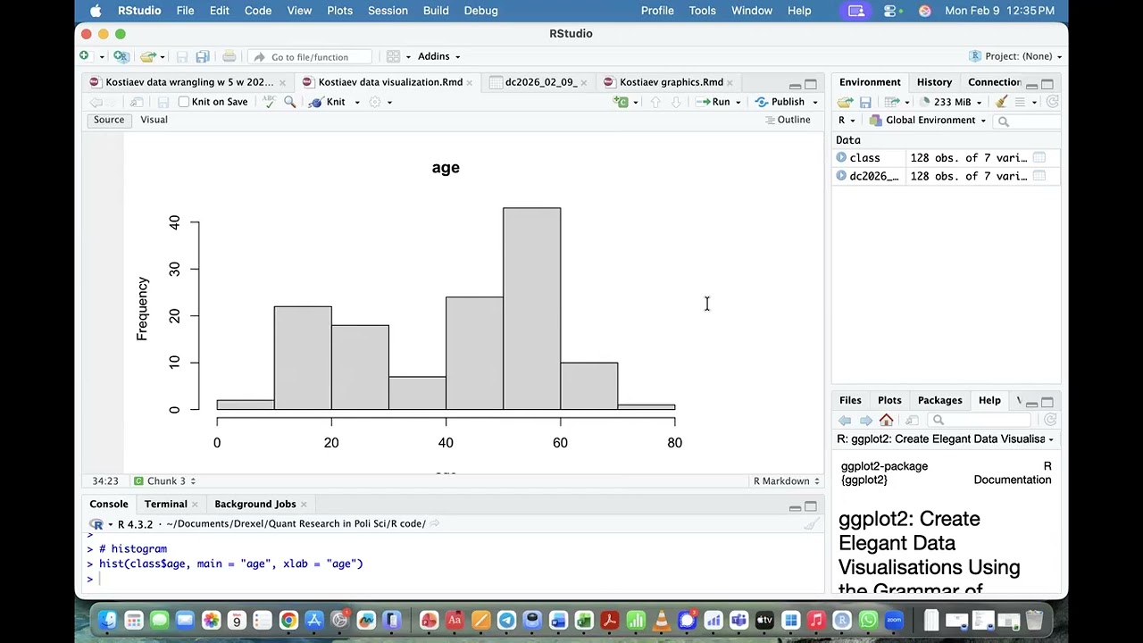 data visualization in R