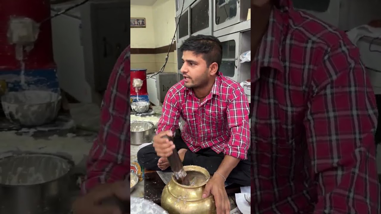 Pede Wali लस्सी In Amritsar | Indian street food | lassi