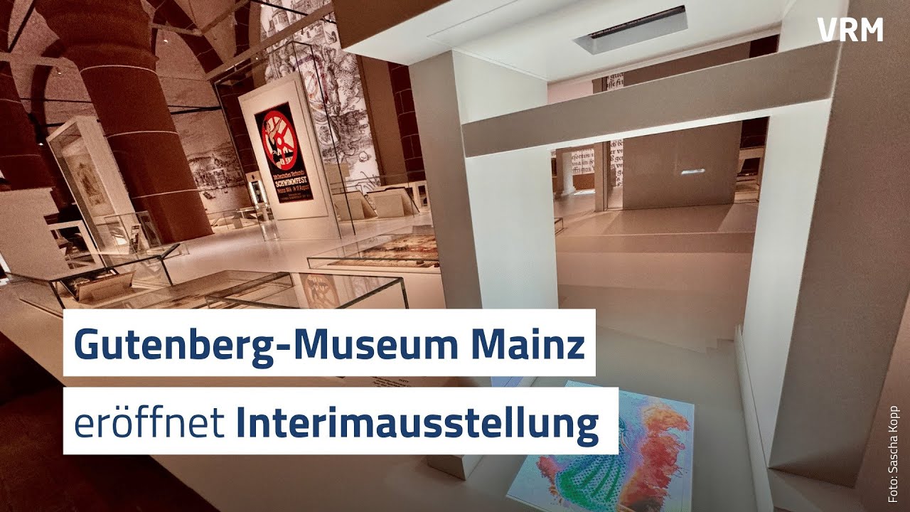 Gutenberg-Museum er&ouml;ffnet moderne Interimsausstellung