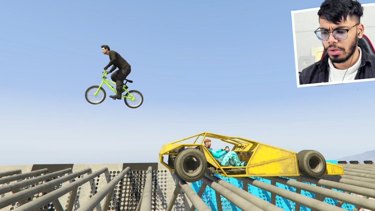 Cars vs Cars Challenge 455.444% Become Angry Hulk After This Race in GTA 5!