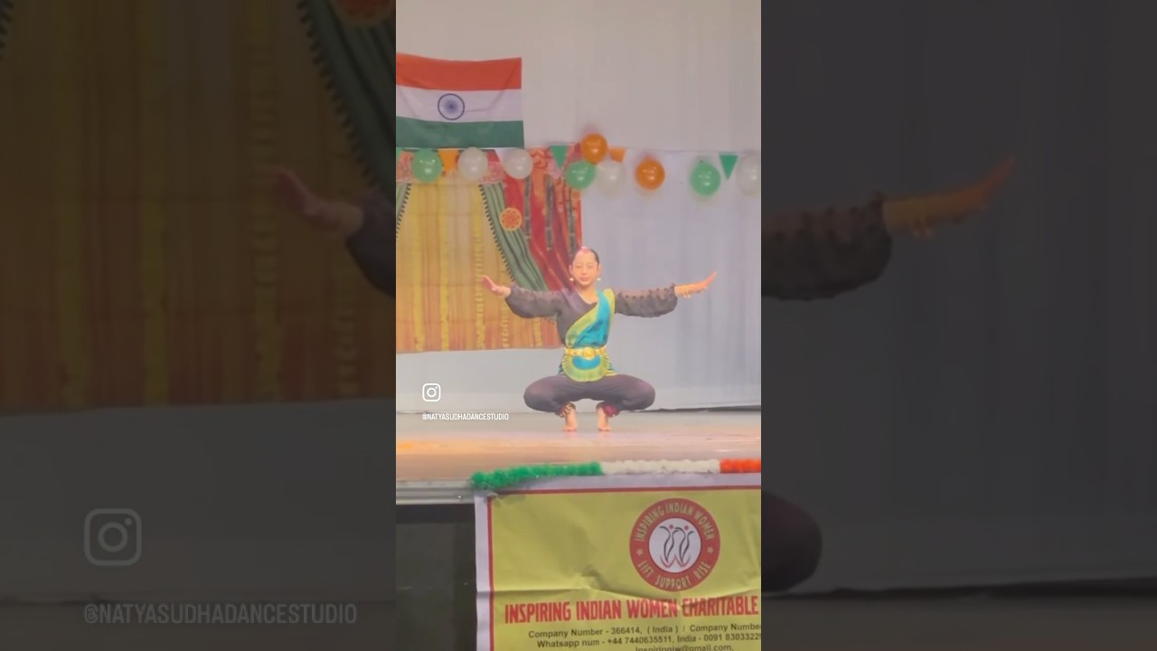 ⁠@Natyasudhadancestudio student Sreeviha dance performance in Harrow, London