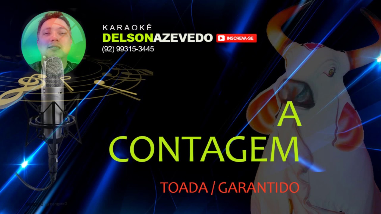 TOADA - GARANTIDO - A CONTAGEM - KARAOKÊ