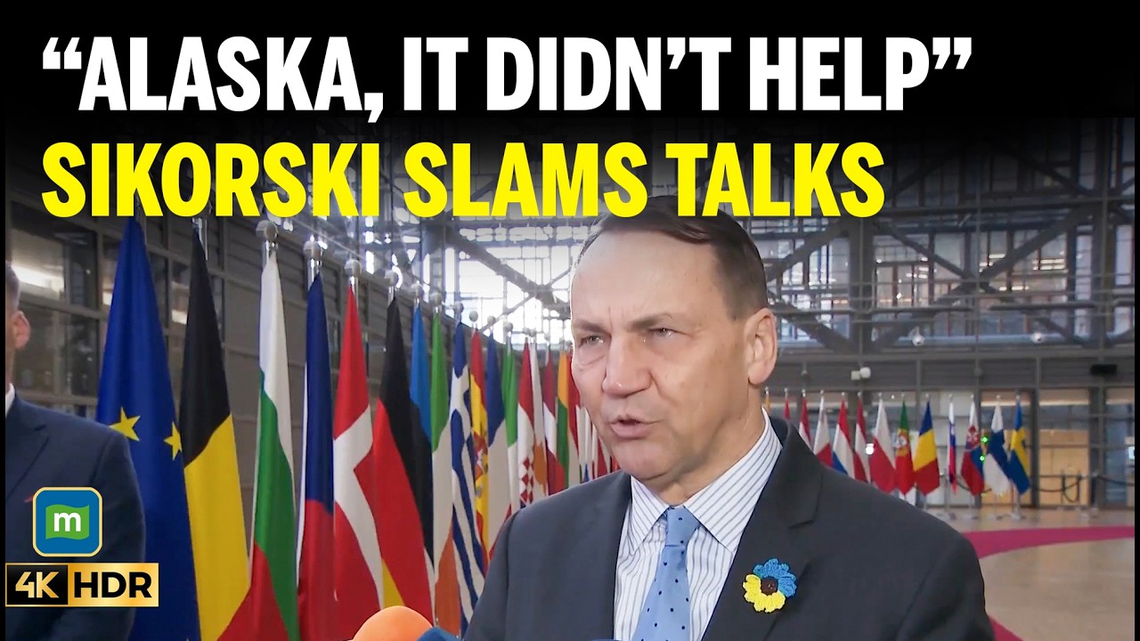 “Alaska, It Didn’t Help” – Sikorski Demands Zelensky Meet Putin & Trump