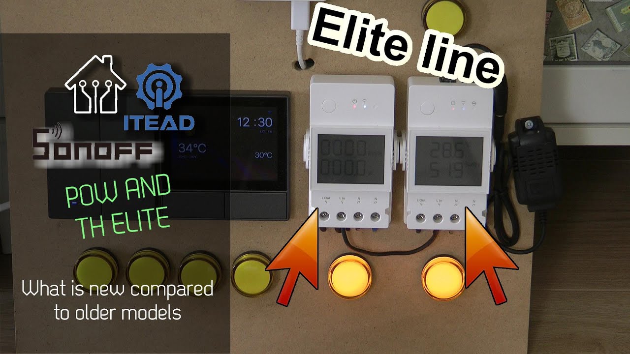 Sonoff Elite: новая линейка устройств POW и TH, но что нового?