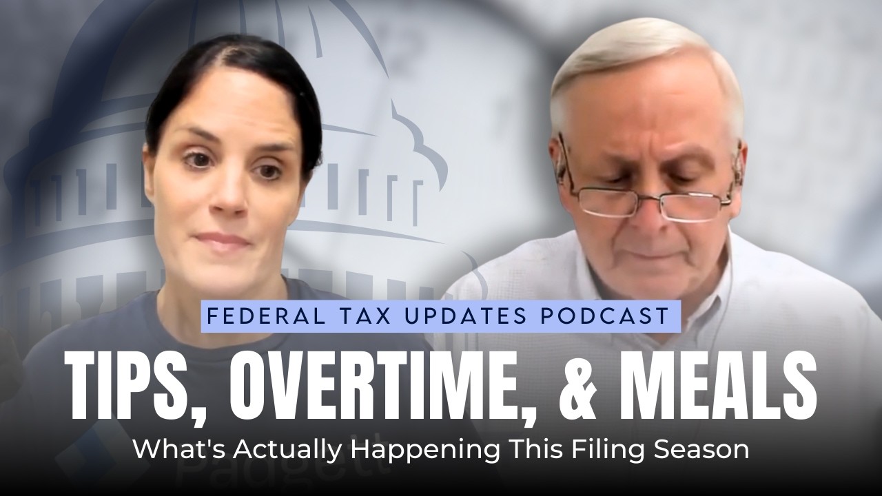 Tips, Overtime, and Meals: What's Actually Happening This Filing Season