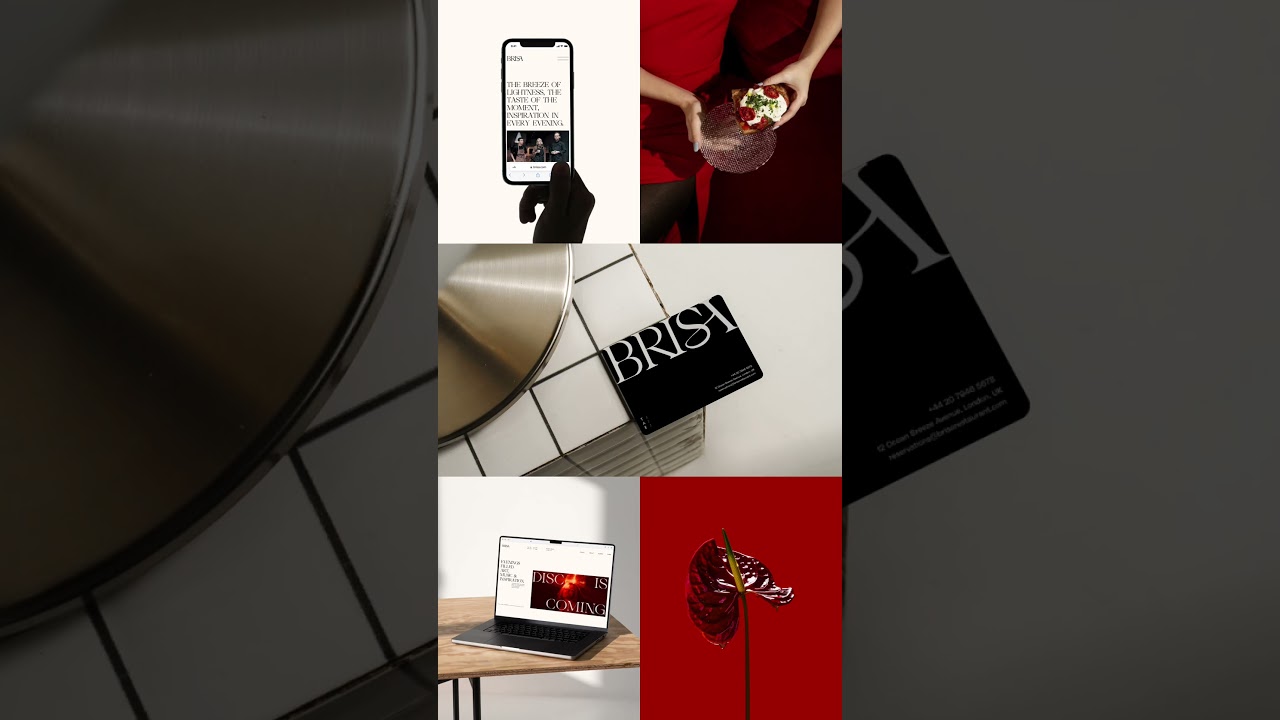 Briza Restaurant Branding &ndash; Fresh & Elegant Identity Design