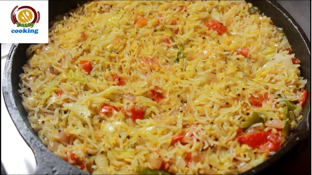 cabbage rice pulao/cabbage rice/rice recipes/with rice recipes/rice recipes veg