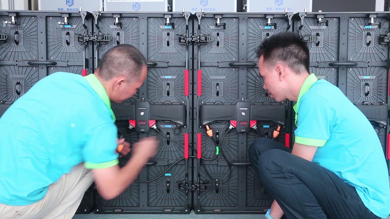 How to assemble floor screen