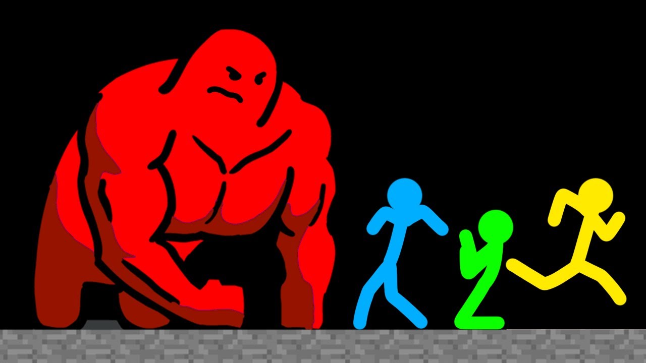Stickman VS Minecraft: Buff Stickman - AVM Shorts Animation