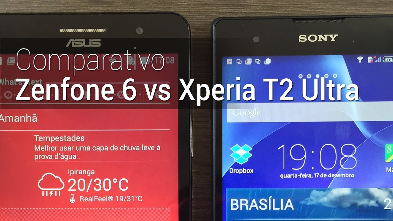Comparativo: Zenfone 6 vs Xperia T2 Ultra | Tudocelular.com