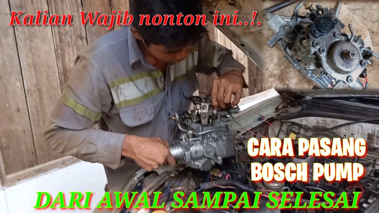 CARA PASANG BOSPOM (BOSCH PUMP) FORD RANGER 2.5