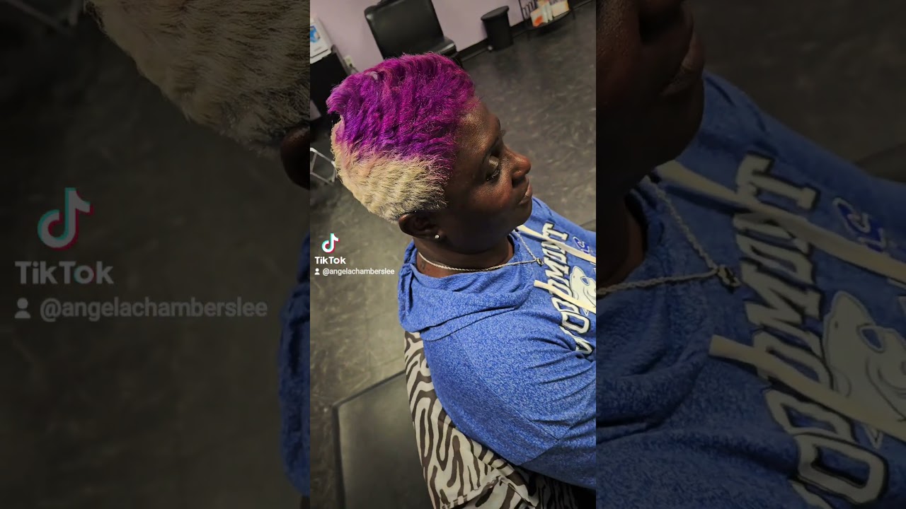 Customized hair color w/Dree
