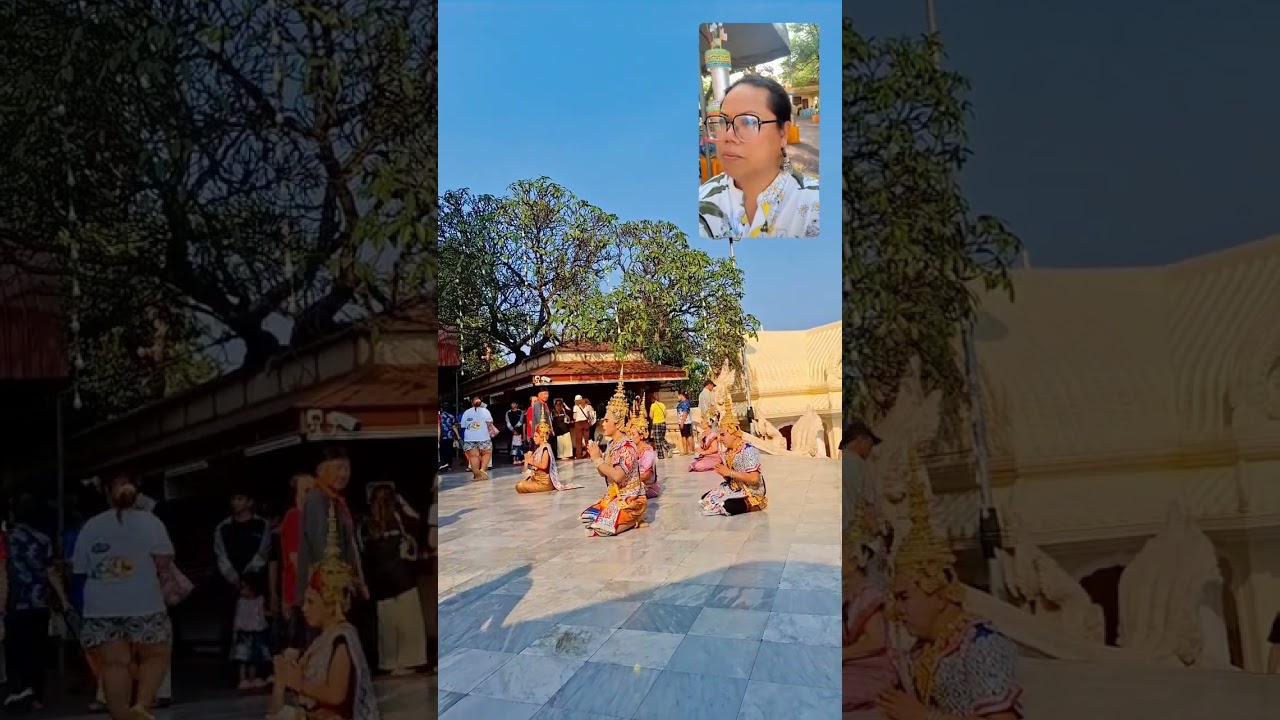 รำถวายแก้บน  ณ  วัดพระปฐมเจดีย์