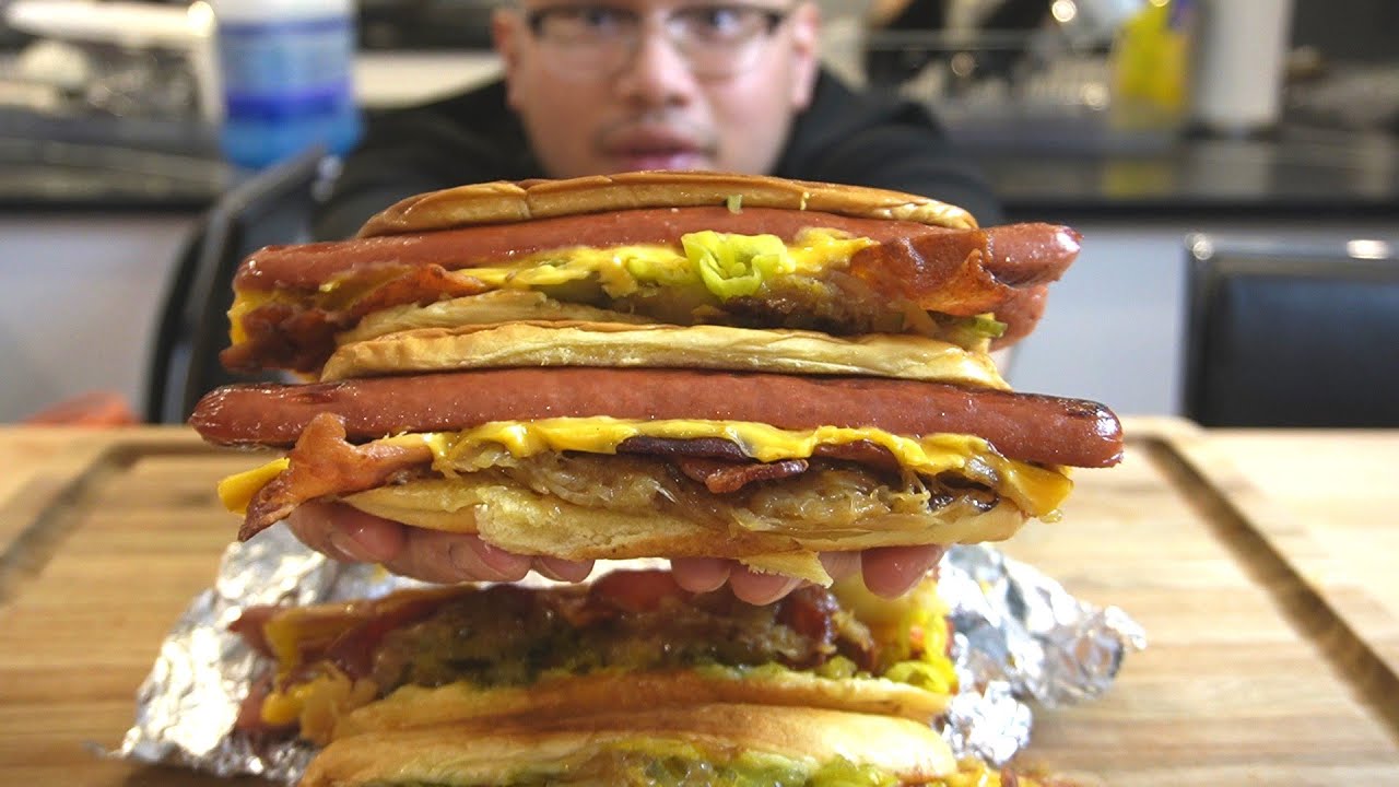 How to Make Homemade FIVE GUYS BURGER HOTDOG