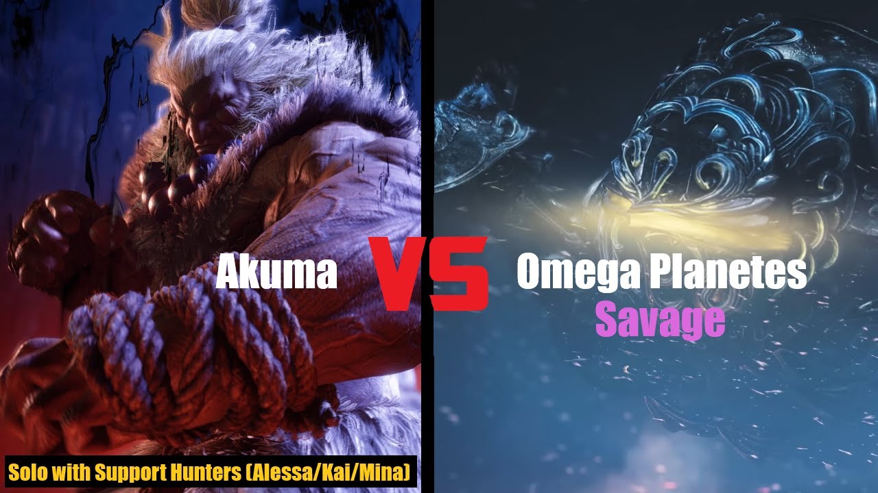 Akuma vs Savage Omega (No Pictomancy) 