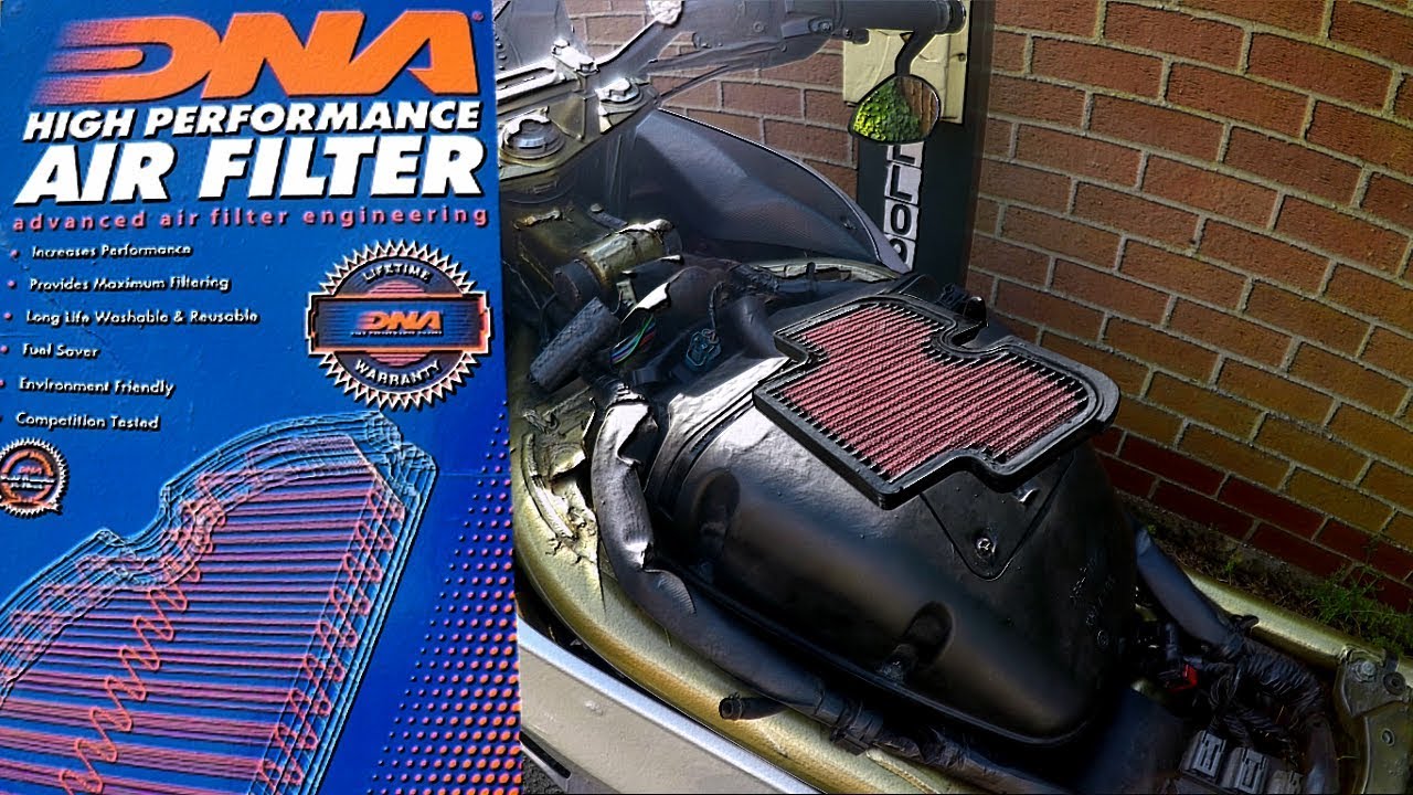 Как установить воздушный фильтр | Kawasaki ER6f / Ninja 650 (Performance Filter | DNA)