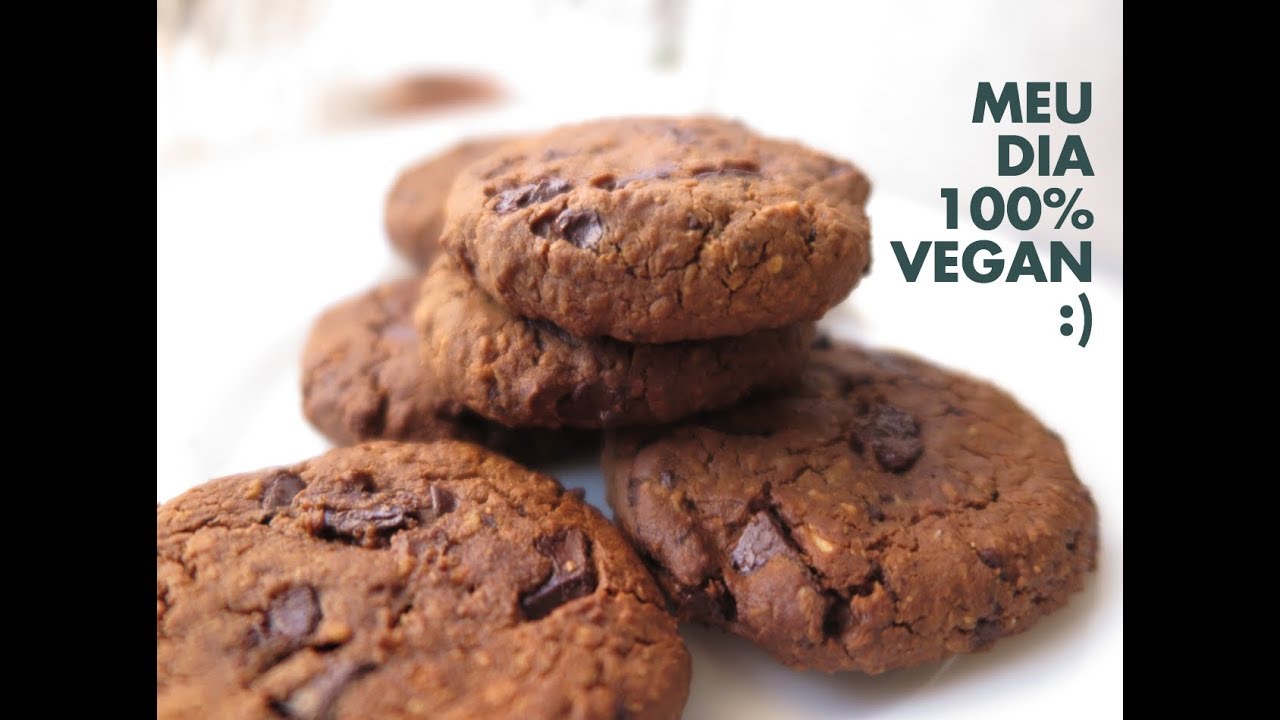 O que eu como em um dia 🌿 vegano, saudável & fácil! com receita de COOKIE e BOLINHO DE AIPIM