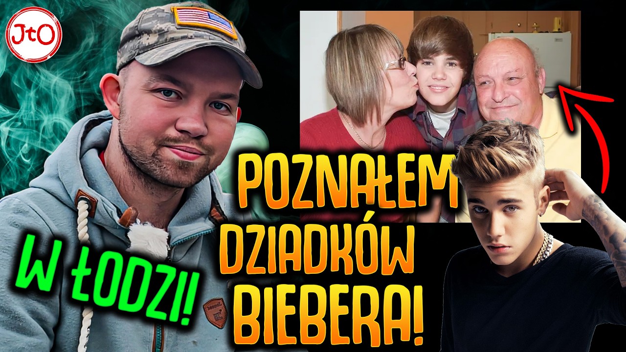 KIDRAMAN - spotkałem DZIADK&Oacute;W JUSTINA BIEBERA! ...W galerii w ŁODZI!
