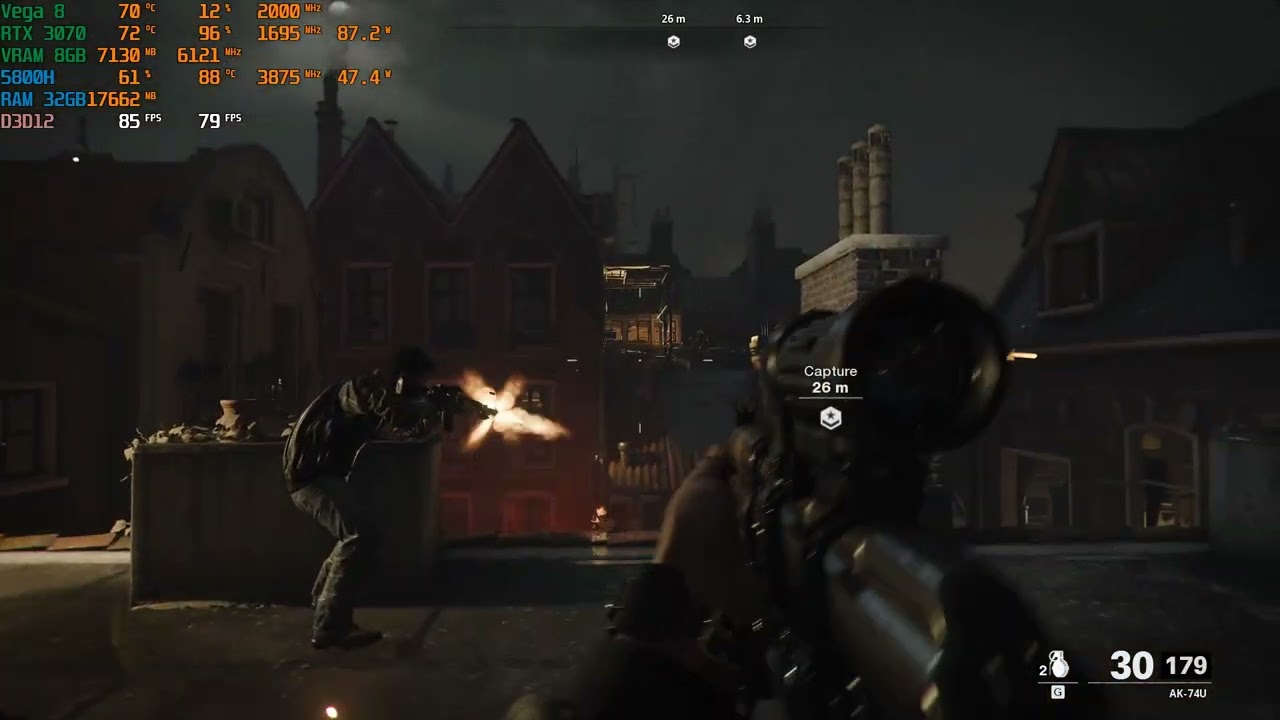 ASUS TUF A15 RTX 3070 Call of Duty  Black Ops Cold War RT ON