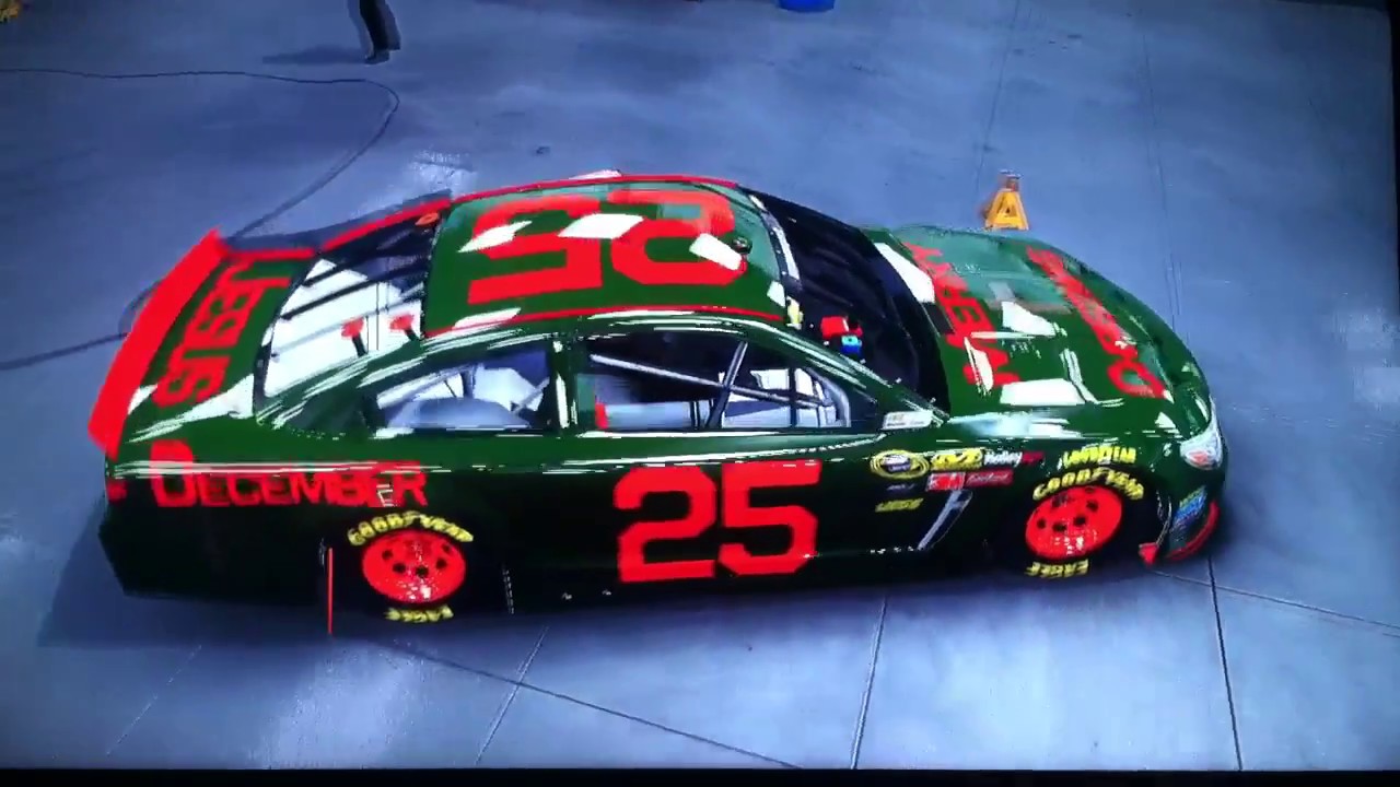 NASCAR '15  Christmas Custom Car DIY