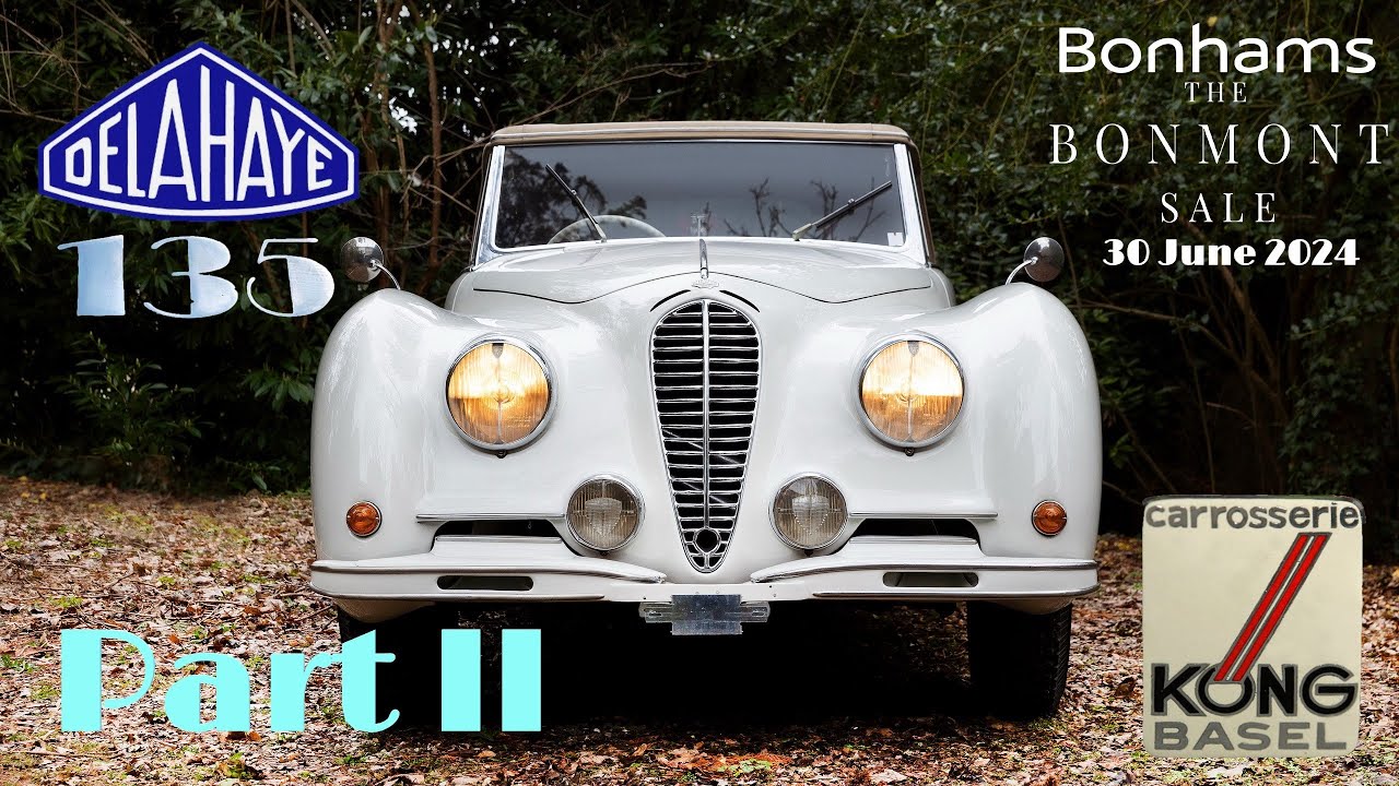 1946 Delahaye 135MS Cabriolet by Kong (Part II) - Bonhams, The Bonmont Sale, 2024 (ENG SUB)