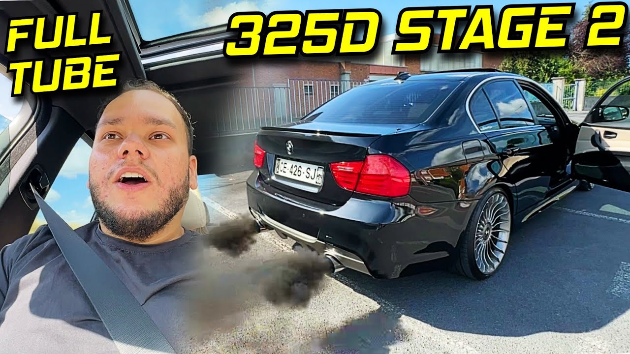 La TORNADE 🌪️ (Bmw 325d e90 lci STAGE 2 FULL TUBE inox) 🚂