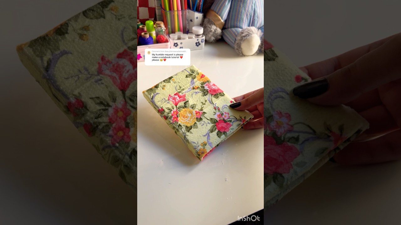 DIY notebook 📒✨Handmade diary &hearts;️