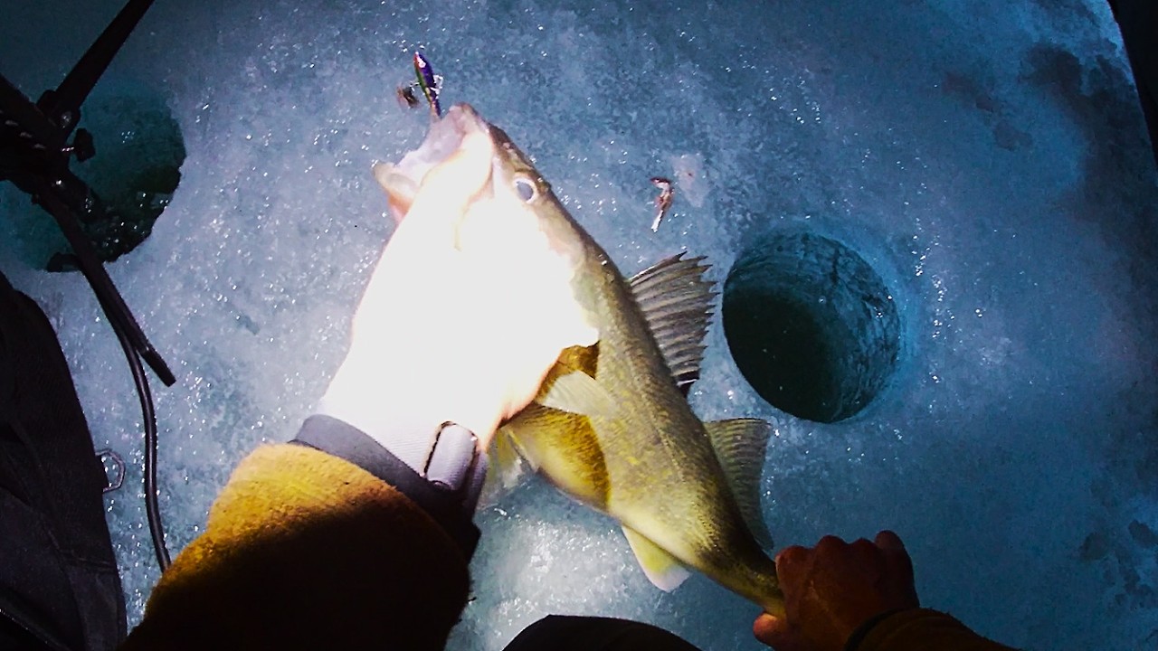 Oconto Walleye Ice Fishing 2-28-2026