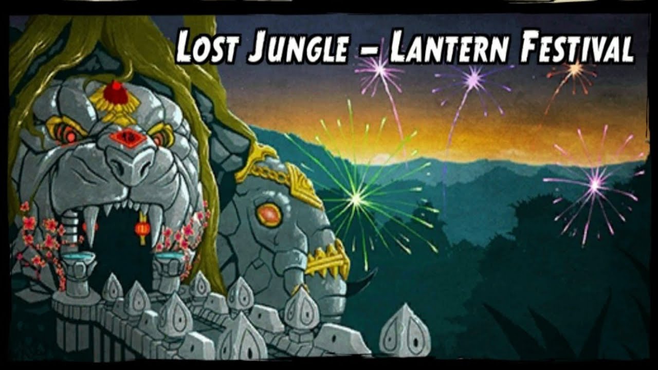 Temple Run 2 Lost Jungle - Lantern Festival 🏮Map