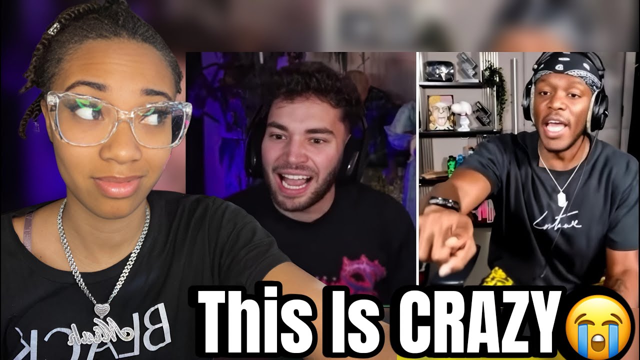 MiahsFamous Reacts To KSI CRASHES Out on Adin Ross LIVE on Stream.. | REACTION