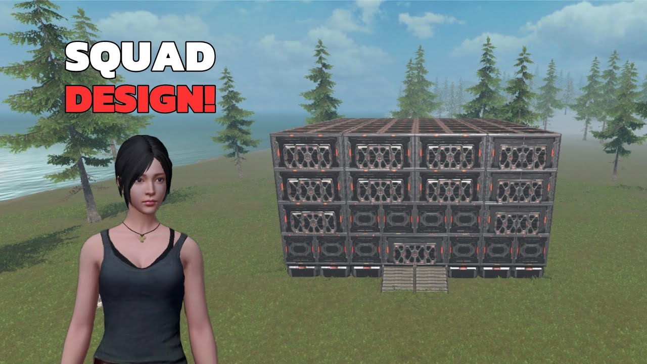 PERFECT Squad Base Design (Stacked Walls & Ceilings) | Last Island of Survival 