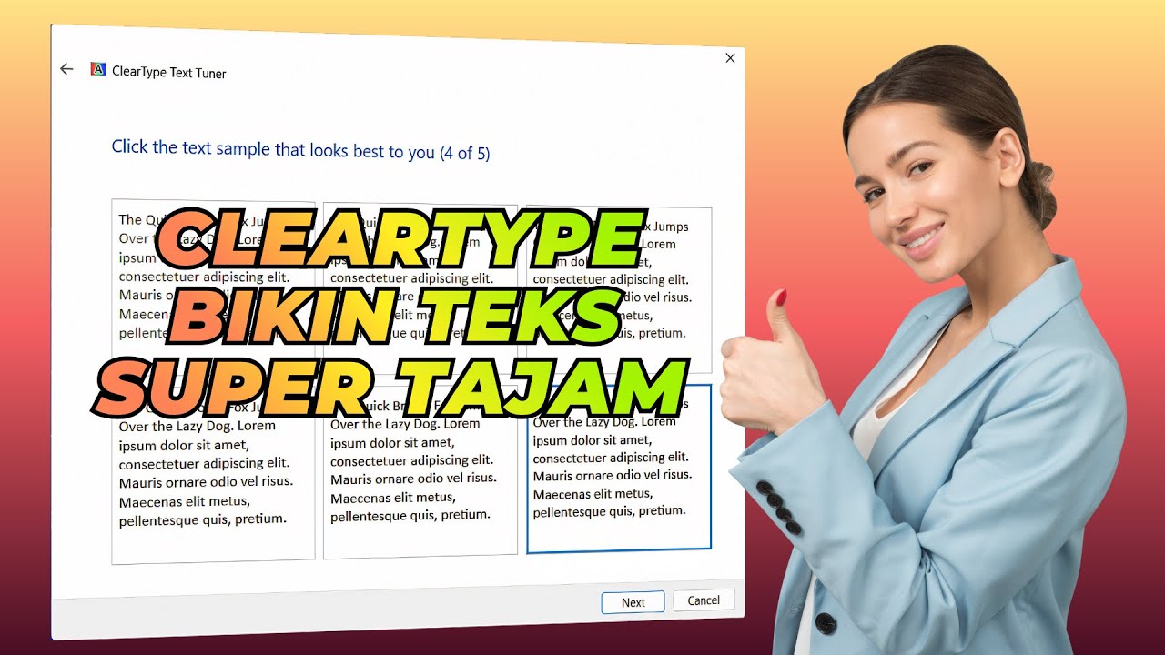 ClearType. Fitur Windows Ini Bikin Teks Jadi Super Tajam