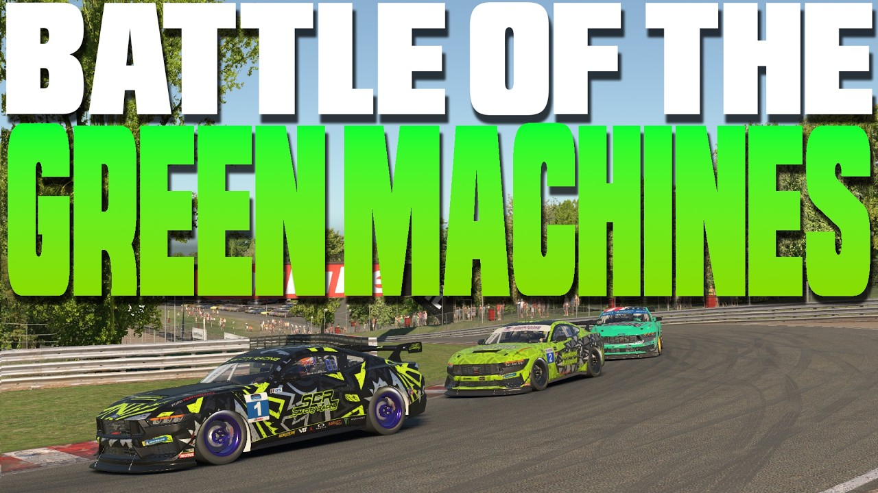 Battle of the Green Machines | Ford Mustang GT4 @ Brands Hatch | iRacing Mustang Challenge