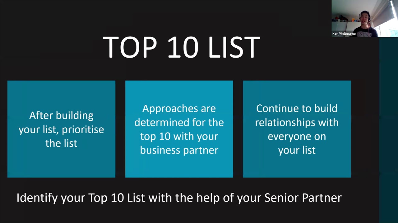 Basic 5 with Ken Fong - Prospecting, Qualifying, Sponsoring