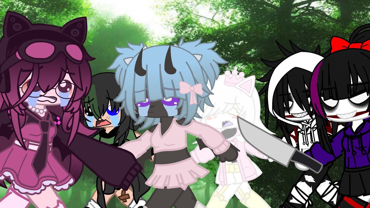 4 Idiots In A Killer Forest | Gacha Club