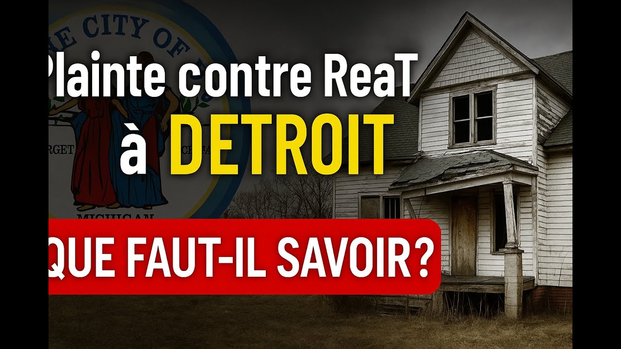 Plainte contre RealT &agrave; Detroit : 400 maisons en jeu, que faut-il savoir ?